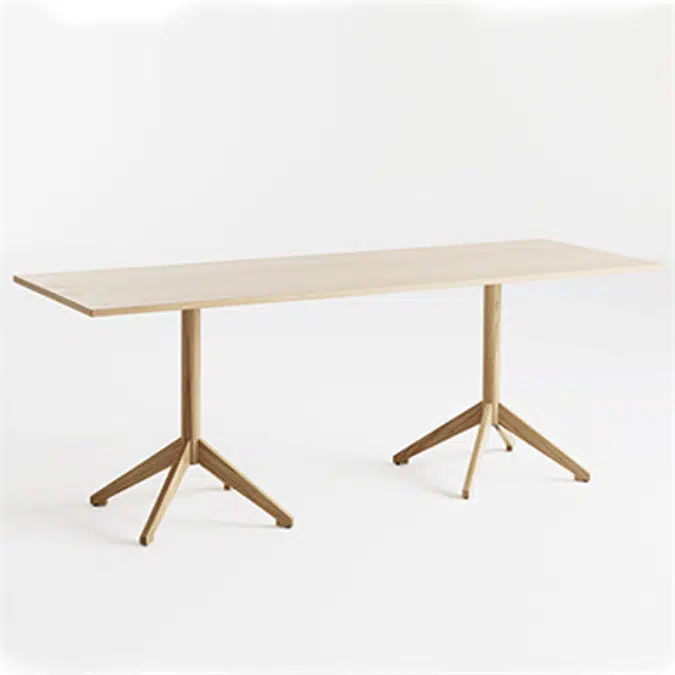 LOCUS - Rectangular Pillar table 2000x700