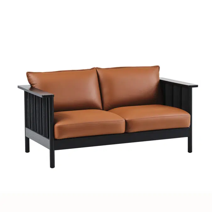 Ondulé 2-seat sofa, low back