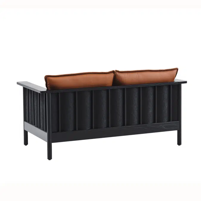 Ondulé 2-seat sofa, low back