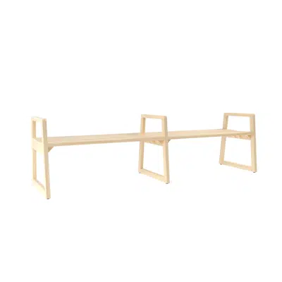 Immagine per Meander bench L 2400mm armrest left middle right