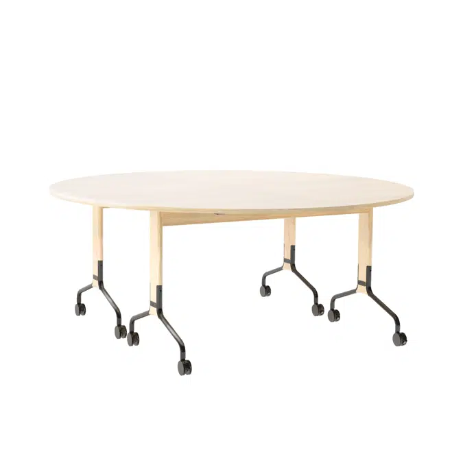 Rollo - folding table half circular ø1800