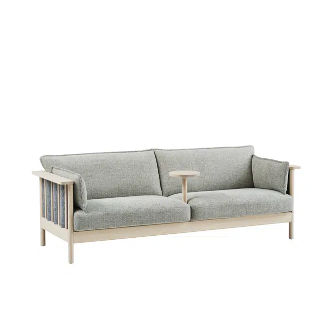 Ondulé 3-seat sofa, low back