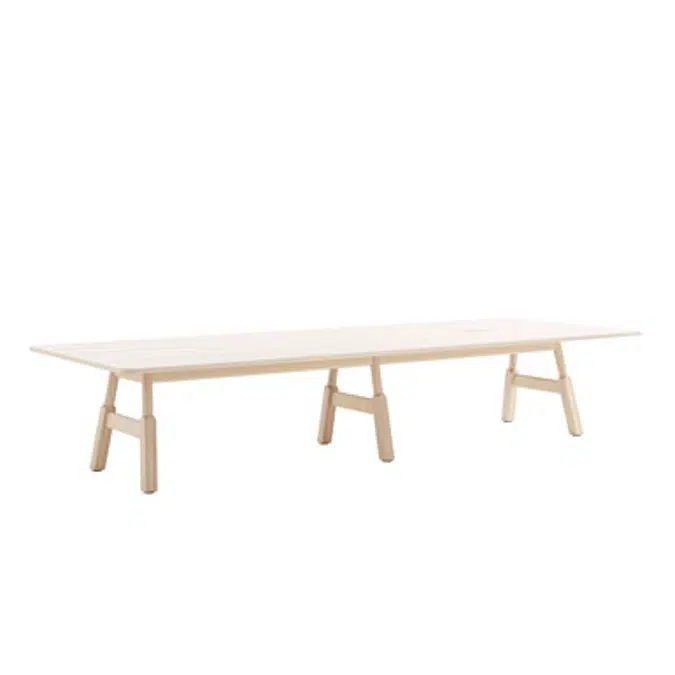 Woodwork - Rectangular Table 3800x1400 H730