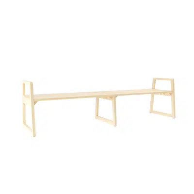 bild för Meander bench L 2400mm armrest left right