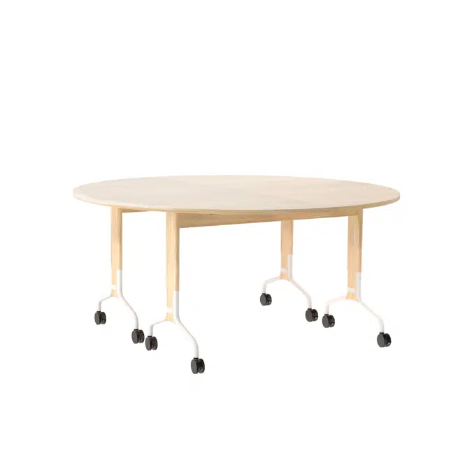 Rollo - folding table half circular ø1600