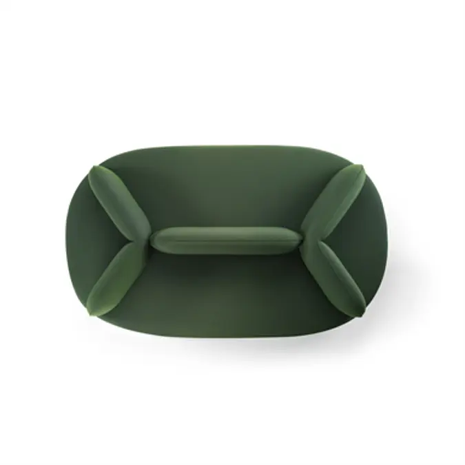 BIM objects - Free download! LA ISLA BENCH 257X154 134.10.Z2RH | BIMobject