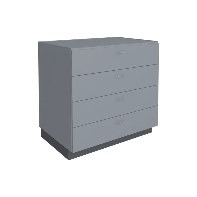 B4140 Base Cabinet - Four Drawer Paper Storage