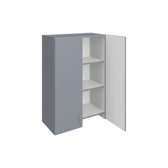 W9640 Task Lighting Wall Cabinet with Doors