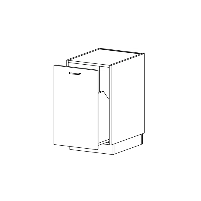 B3370 Trash Base Cabinet