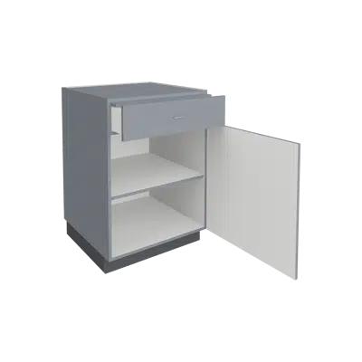 billede til B3320 Door/Drawer Storage with Pull-Out Writing Surface, Right Hinged