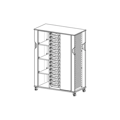 Image pour SALTO Mobile Cubby J1400-90