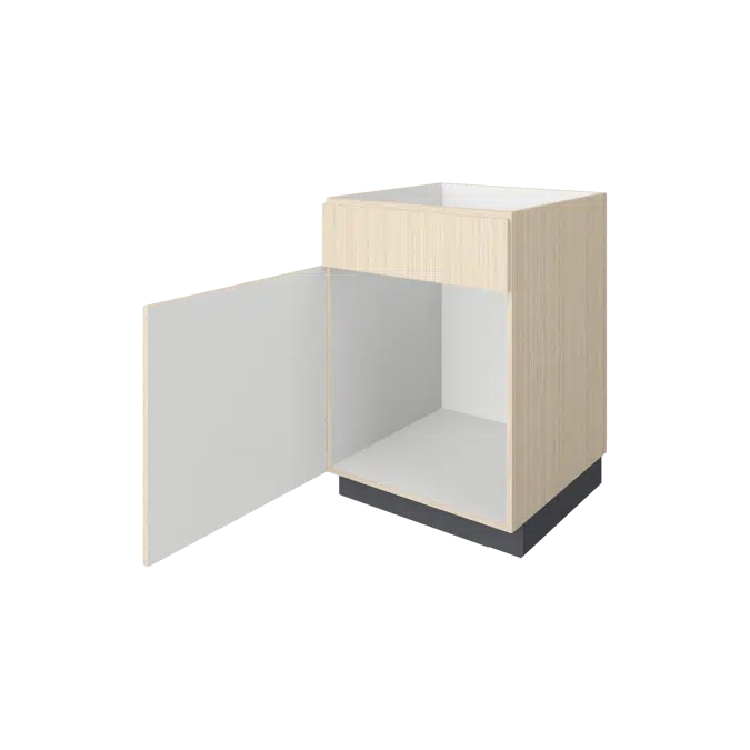 B2110 Single Door Sink Cabinet, Left Hinged