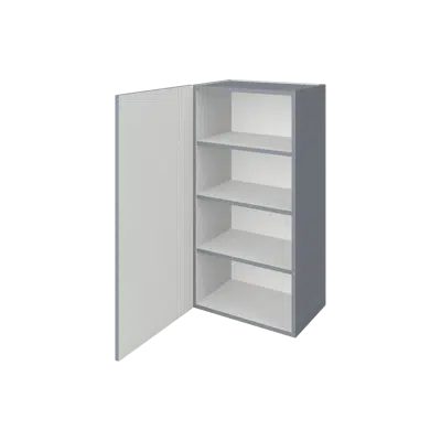 afbeelding voor H0110 Hutch Cabinet - Storage with Door, Left Hinged