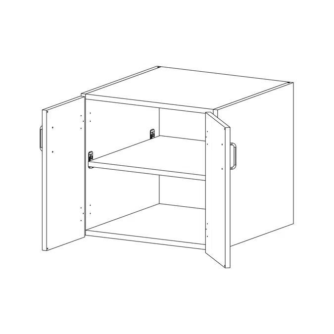 ELEVATE by Case Systems - PB010 - Wall-mounted Cabinet - Base