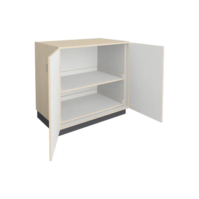 B0340 Base Cabinet - Roll-Out Storage with Doors