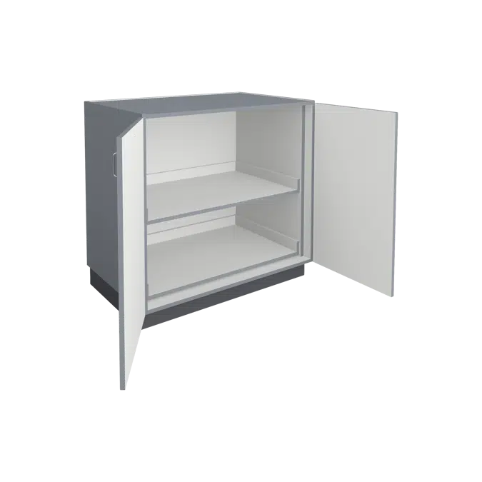 B0340 Base Cabinet - Roll-Out Storage with Doors