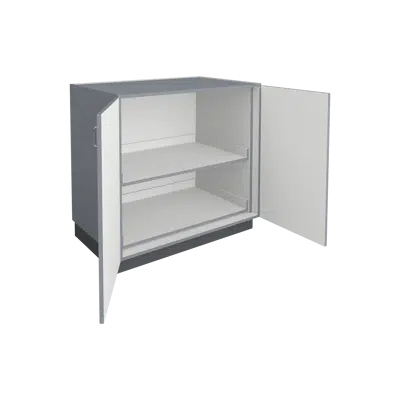 Image for B0340 Base Cabinet - Roll-Out Storage with Doors