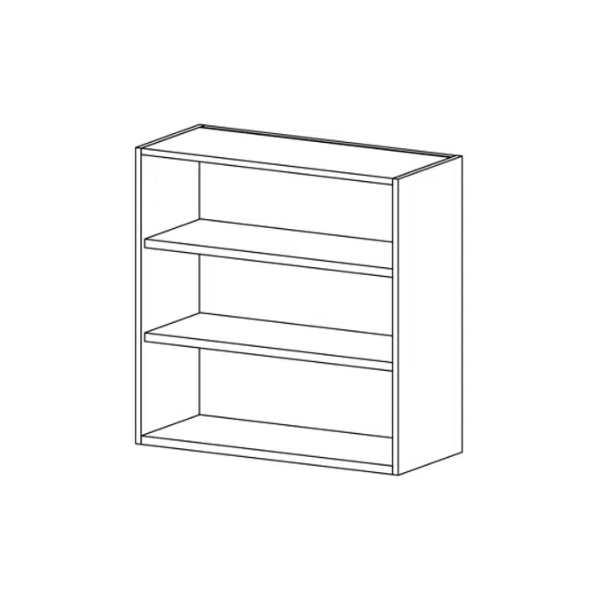 W0000 Wall Cabinet - Open Storage