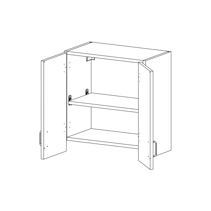 ELEVATE by Case Systems - PW994 - Wall-mounted Cabinet - Wall