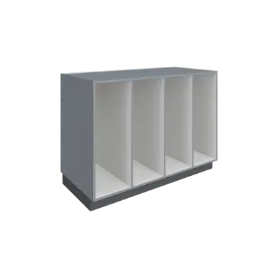 Image for B0400 Base Cabinet - Vertical Divided Storage