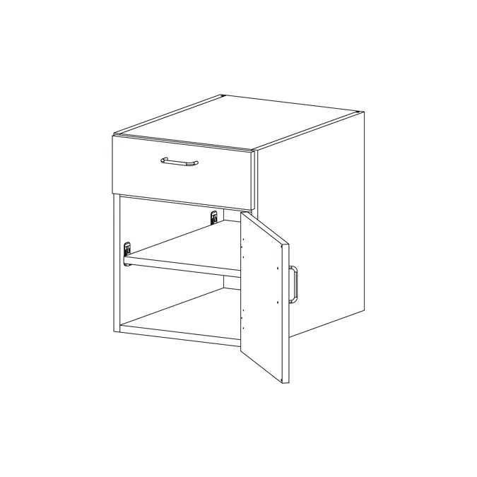 ELEVATE by Case Systems - PB312 - Wall-mounted Cabinet - Base
