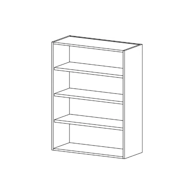 H0000 Hutch Cabinet - Open Storage