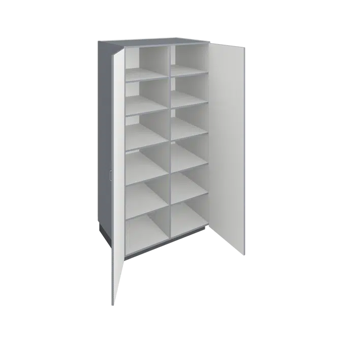 T1040 Tall Cabinet - Cubicle Storage with Doors