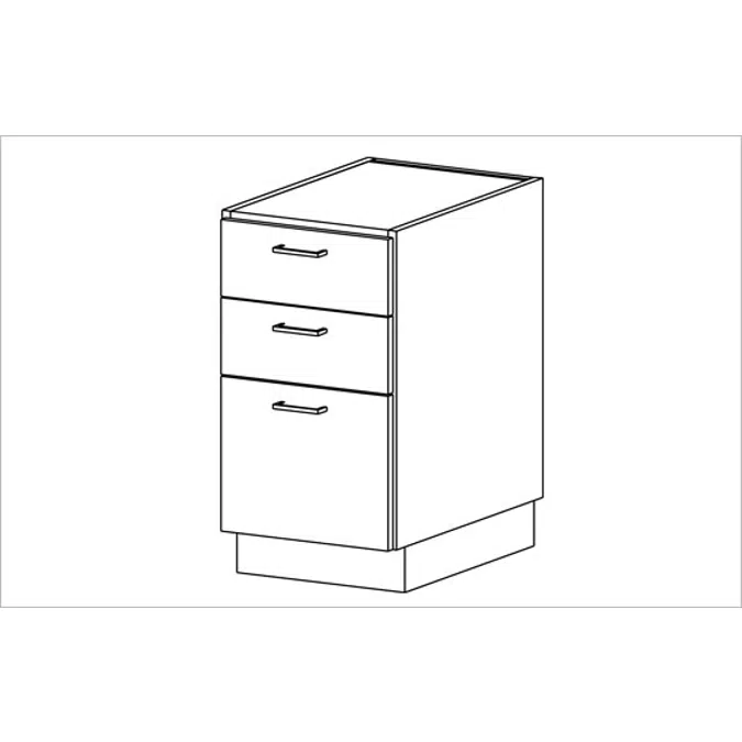 B4540 Base Cabinet - File Drawer Storage