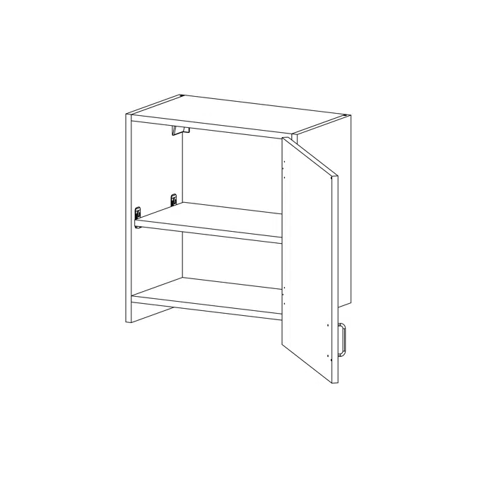 ELEVATE by Case Systems - PW992 - Wall-mounted Cabinet - Wall