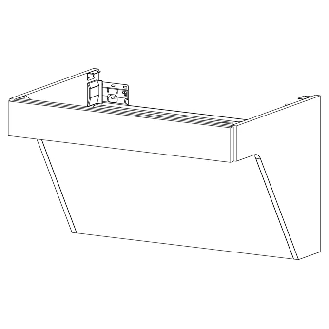 ELEVATE by Case Systems - PB205 - Wall-mounted Cabinet - Sink