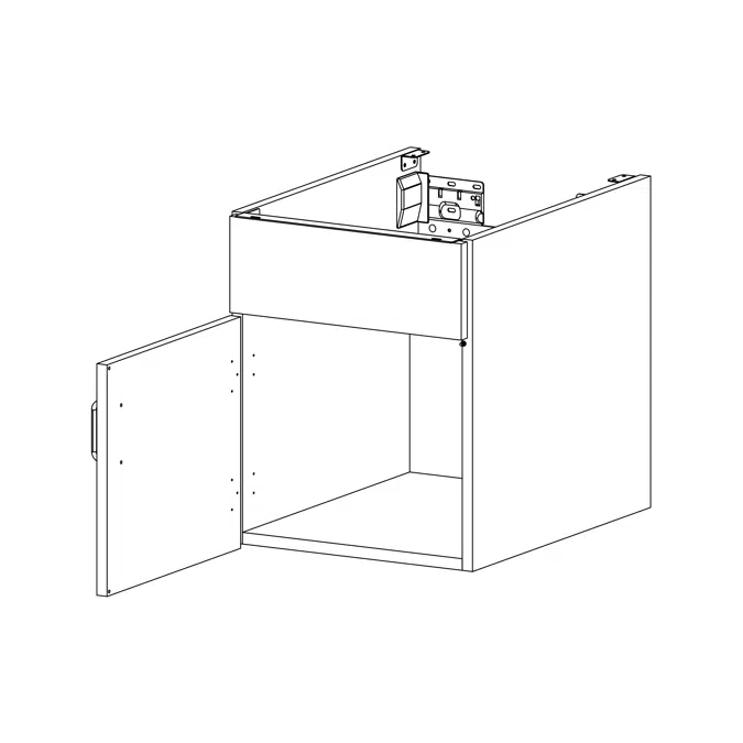 ELEVATE by Case Systems - PB211 - Wall-mounted Cabinet - Sink
