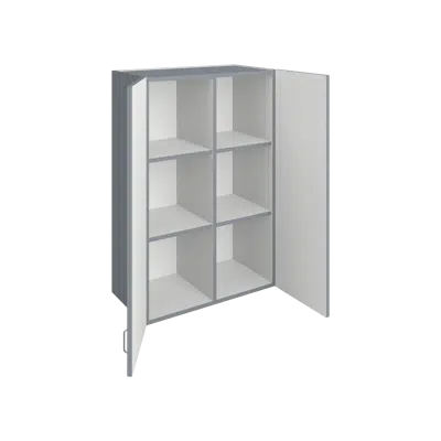 imagem para W1040 Cubicle Storage with Doors - Adjustable Shelves