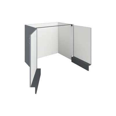 画像 B2800 Sink Base Cabinet - Wheelchair Accessible Sink Cabinet with Doors