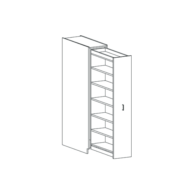 BIM objects - Free download! Pull-Out Music High Density Storage ...