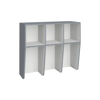 Image pour Y8220 Three Student Locker - Standard Top