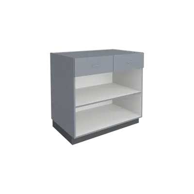 Image for B3150 Base Cabinet - Open/Drawer Storage