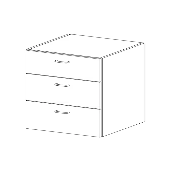 ELEVATE by Case Systems - PB403 - Wall-mounted Cabinet - Base