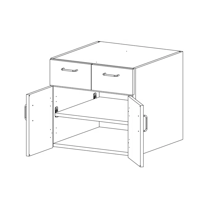 ELEVATE by Case Systems - PB310 - Wall-mounted Cabinet - Base