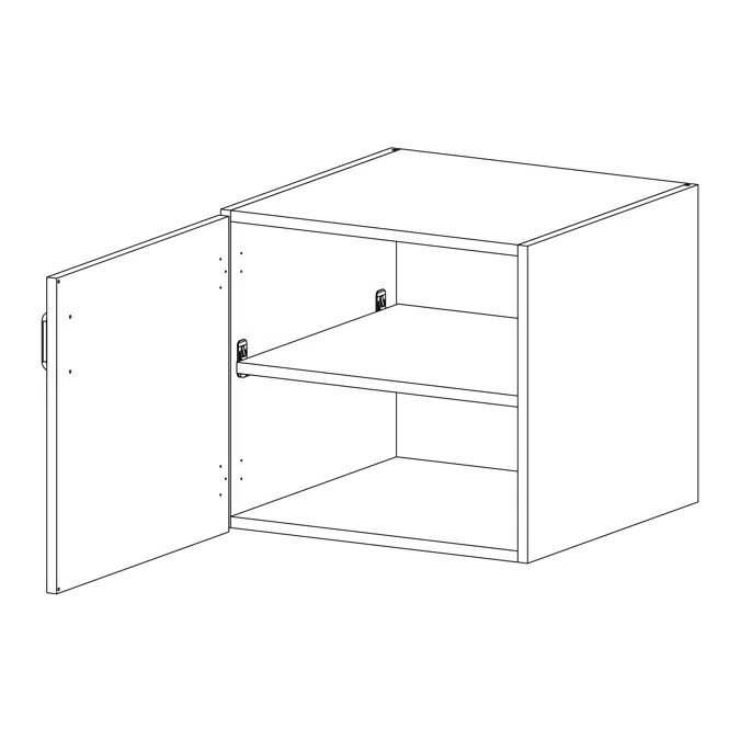 ELEVATE by Case Systems - PB011 - Wall-mounted Cabinet - Base