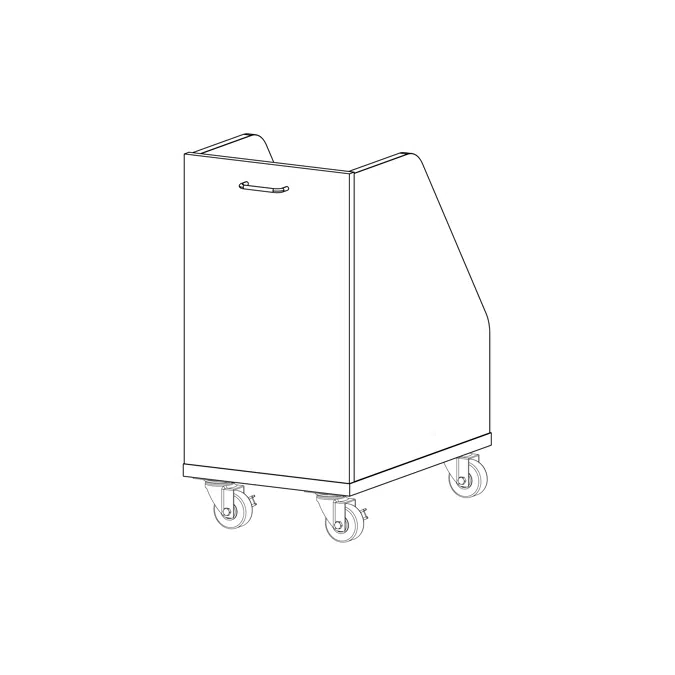 ELEVATE by Case Systems - PX174 - Trash Cart