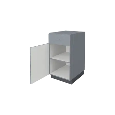 afbeelding voor B3110 Base Cabinet - Door/Drawer Storage, Left Hinged