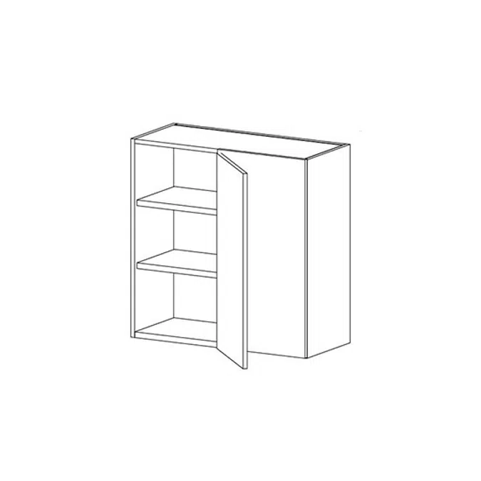 W0210 Blind Corner Storage Wall Cabinet (Left Hinged)