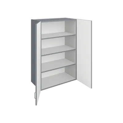 Image for H0100 Hutch Cabinet - Storage with Doors