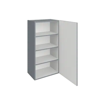 afbeelding voor H0120 Hutch Cabinet - Storage with Door, Right Hinged