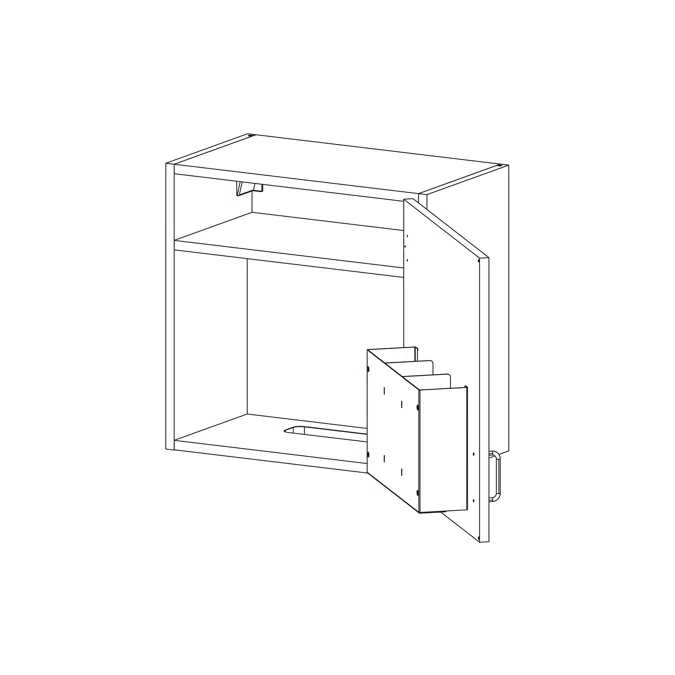 ELEVATE by Case Systems  - PW916 - Wall-mounted Cabinet - Wall