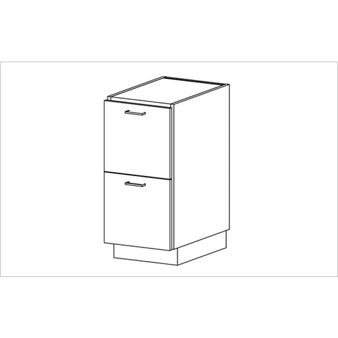 B4500 Base Cabinet - File Drawer Storage