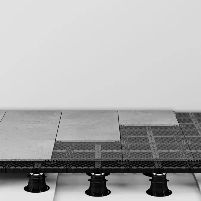 GRF Prime — Grid Raised Floor System with Pedestal Prime Supports