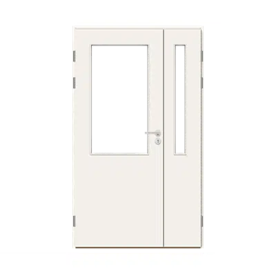 Image pour Interior Door HP S3 Glass 05, Double Unequal