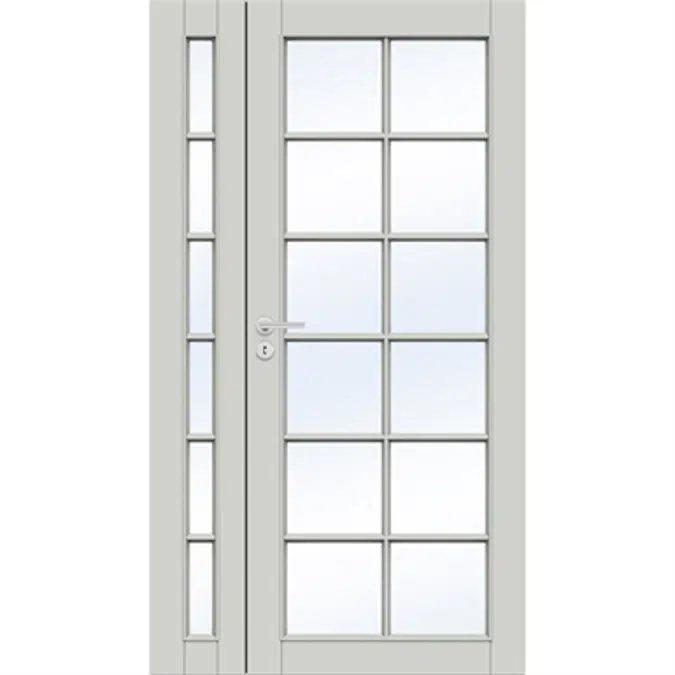 Interior Door Craft 105 Double unequal