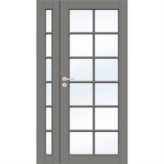 Interior Door Craft 105 Double unequal